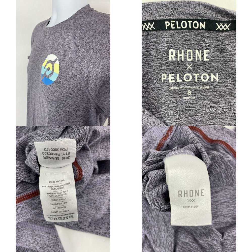 Rhone Rhone x Peloton Shirt Mens Small Purple Gra… - image 4