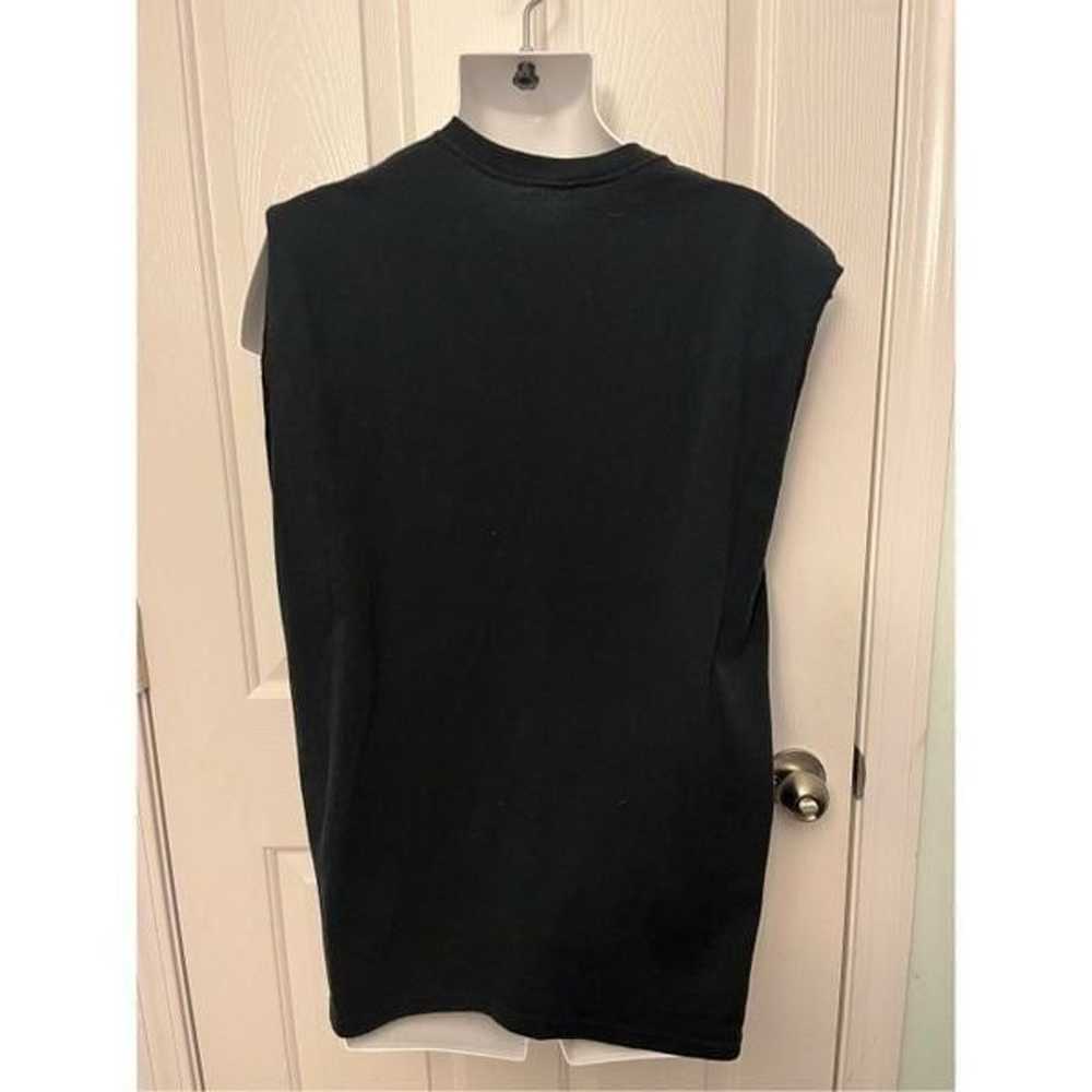 Gildan Classic Cheeky Black T-Shirt. Size Large - image 4
