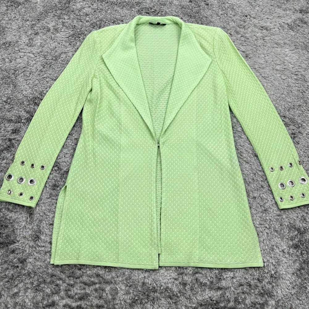 Vintage Misook Jacket Womans Small Lime Green Cla… - image 1