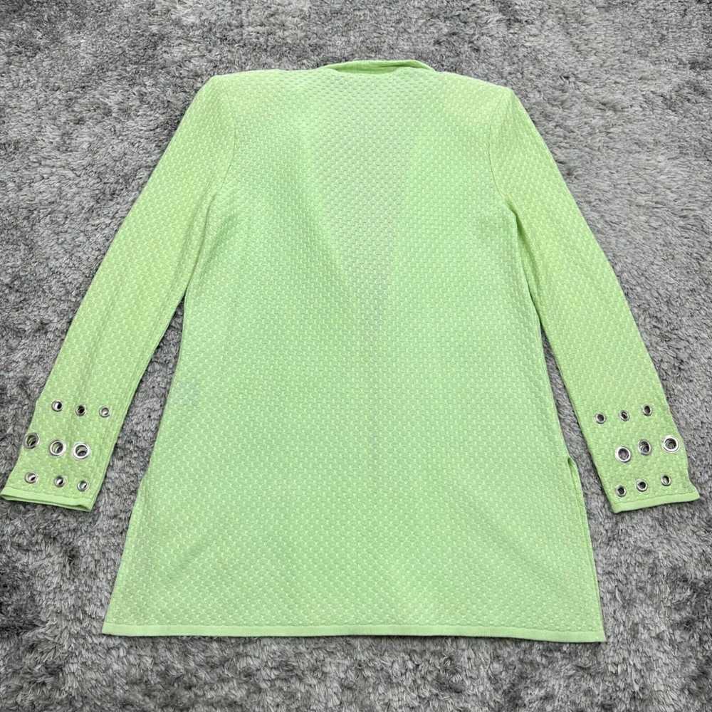Vintage Misook Jacket Womans Small Lime Green Cla… - image 2