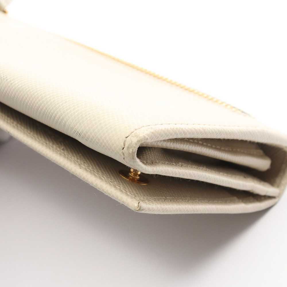 Prada Prada Bi-Fold Long Wallet Saffiano Leather … - image 10