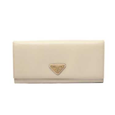 Prada Prada Bi-Fold Long Wallet Saffiano Leather … - image 1
