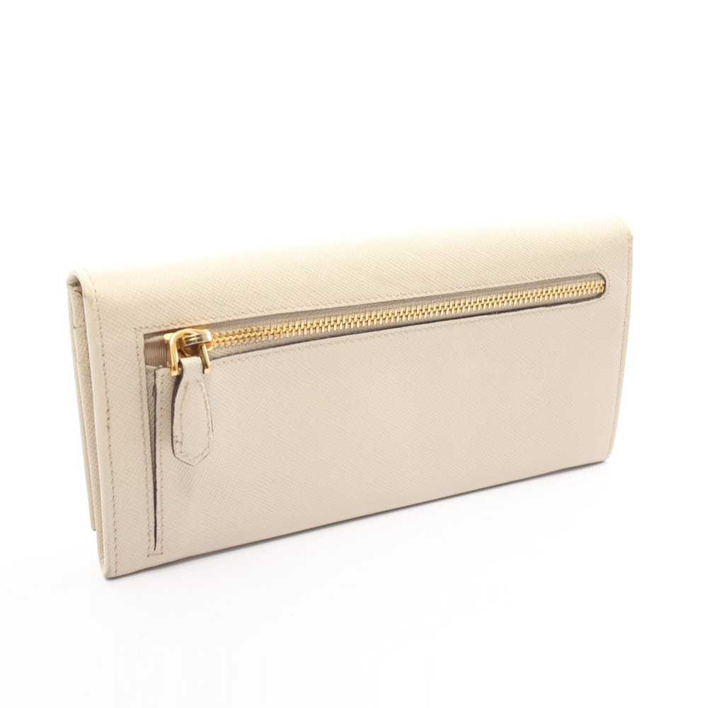 Prada Prada Bi-Fold Long Wallet Saffiano Leather … - image 2
