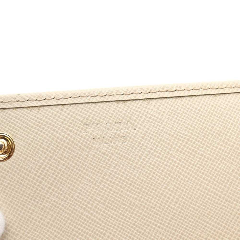 Prada Prada Bi-Fold Long Wallet Saffiano Leather … - image 4
