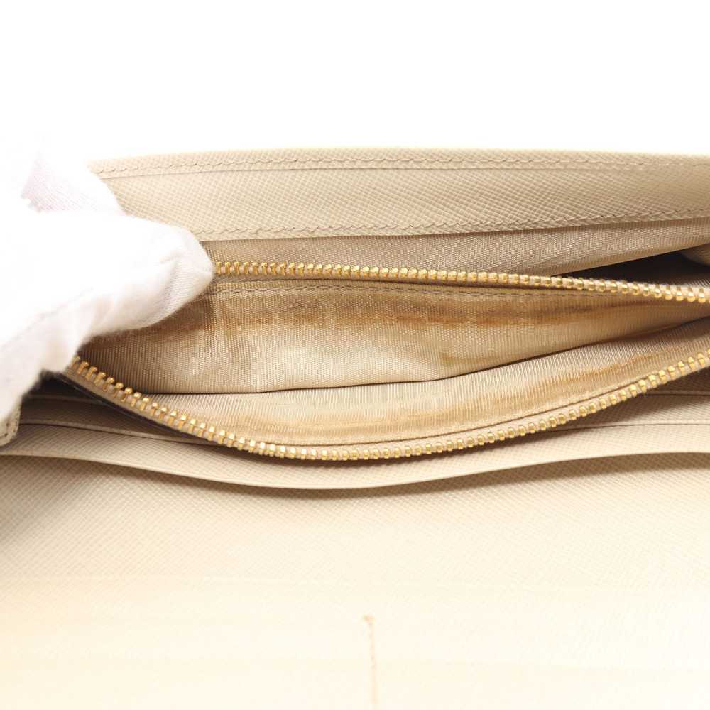 Prada Prada Bi-Fold Long Wallet Saffiano Leather … - image 6