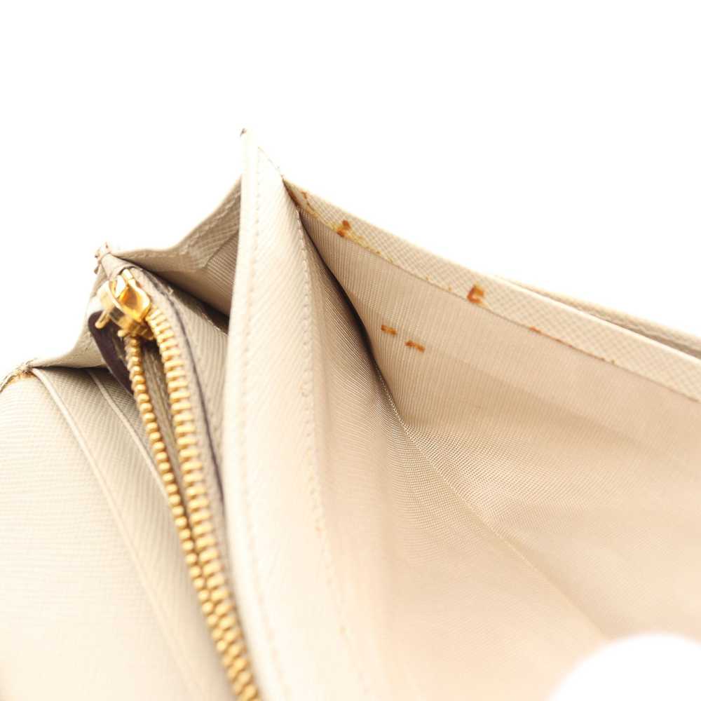 Prada Prada Bi-Fold Long Wallet Saffiano Leather … - image 8