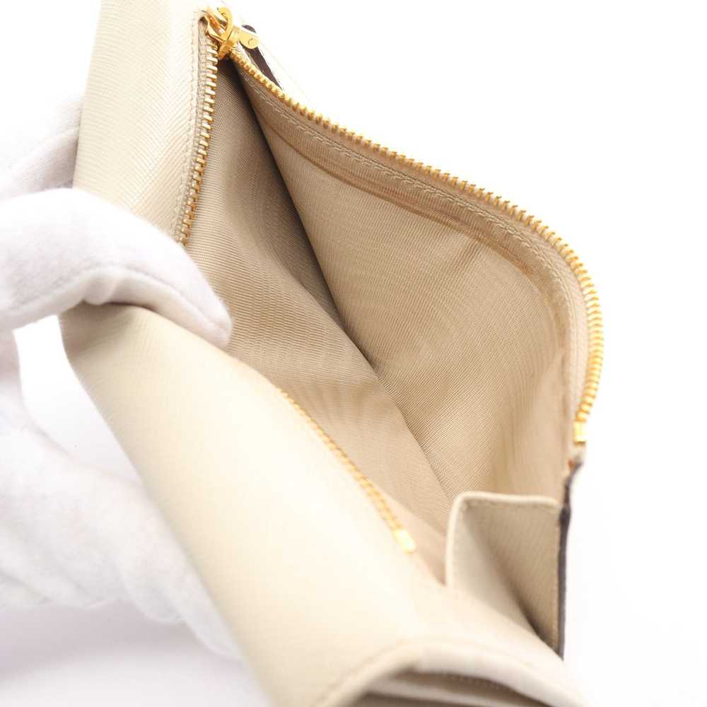 Prada Prada Bi-Fold Long Wallet Saffiano Leather … - image 9