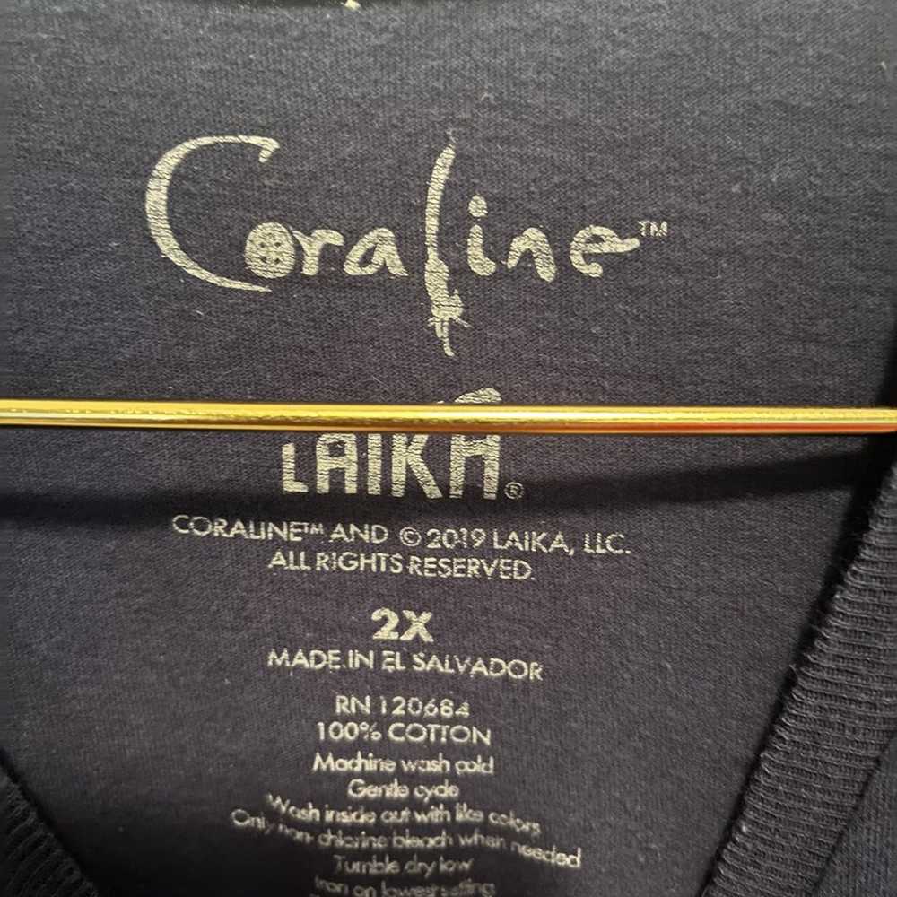 shirt mens size XXL coraline t shirt - image 4