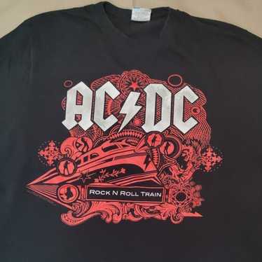 AC/DC Rock and Roll Train 2009 tour T-shirt size … - image 1