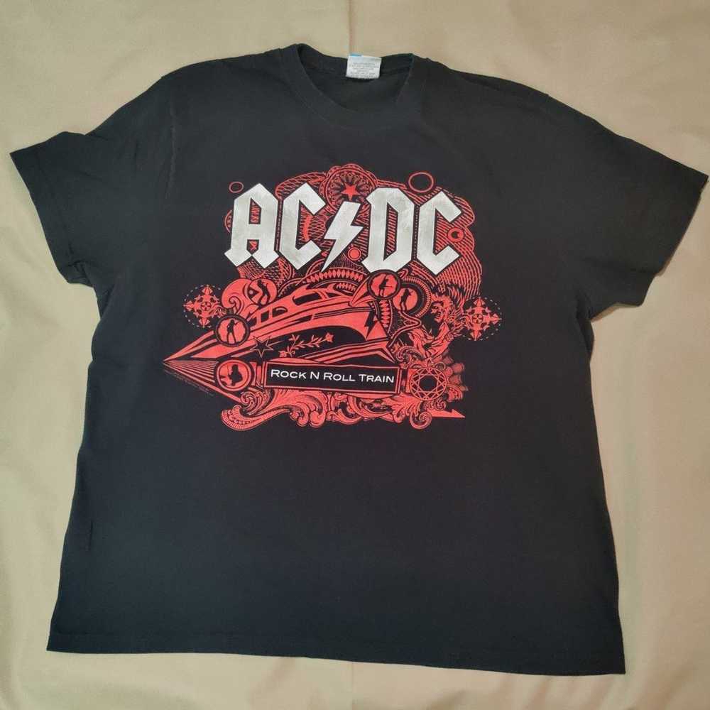 AC/DC Rock and Roll Train 2009 tour T-shirt size … - image 2