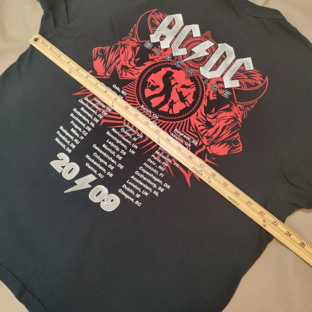 AC/DC Rock and Roll Train 2009 tour T-shirt size … - image 6