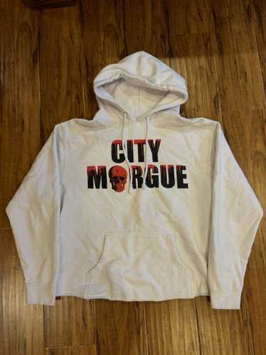 Vlone Vlone Hoodie City Morgue White - Size M - image 1
