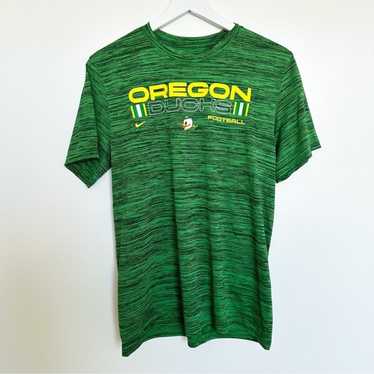 University of Oregon Ducks Nike Dri-Fit Green T-S… - image 1