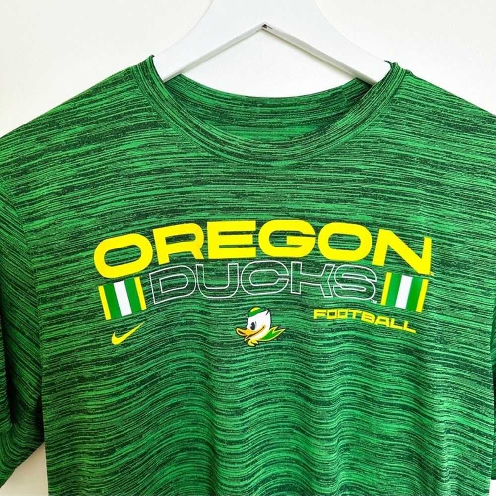 University of Oregon Ducks Nike Dri-Fit Green T-S… - image 2