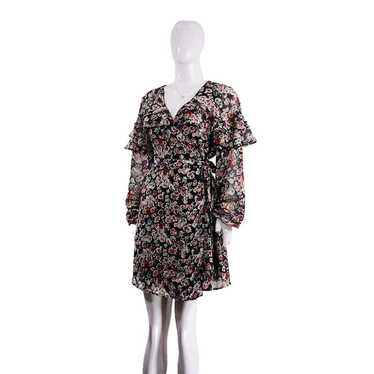 New Look New Look Floral Print Ruffle Wrap Mini Dr