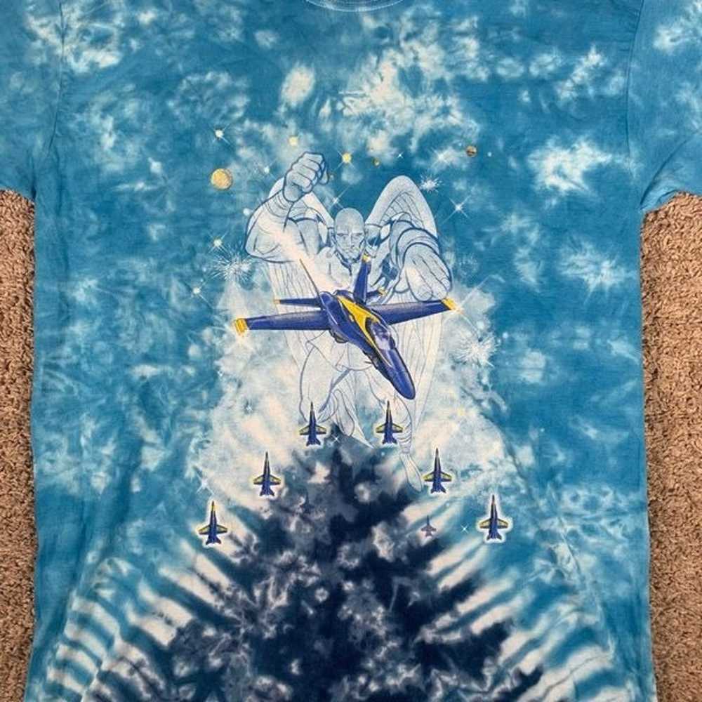 Gildan Blue Angels Diamond Shirt Mens Large All O… - image 2