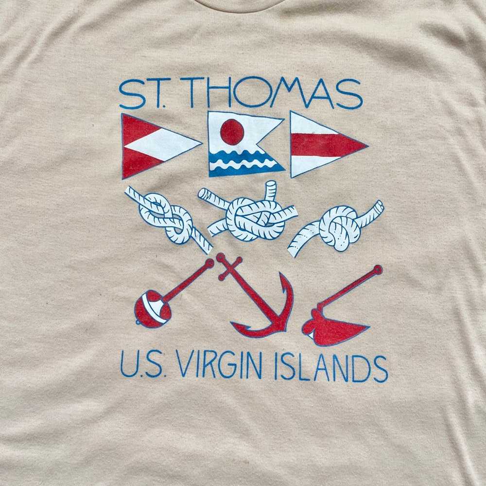 Vintage St Thomas Nautical Shirt - image 2