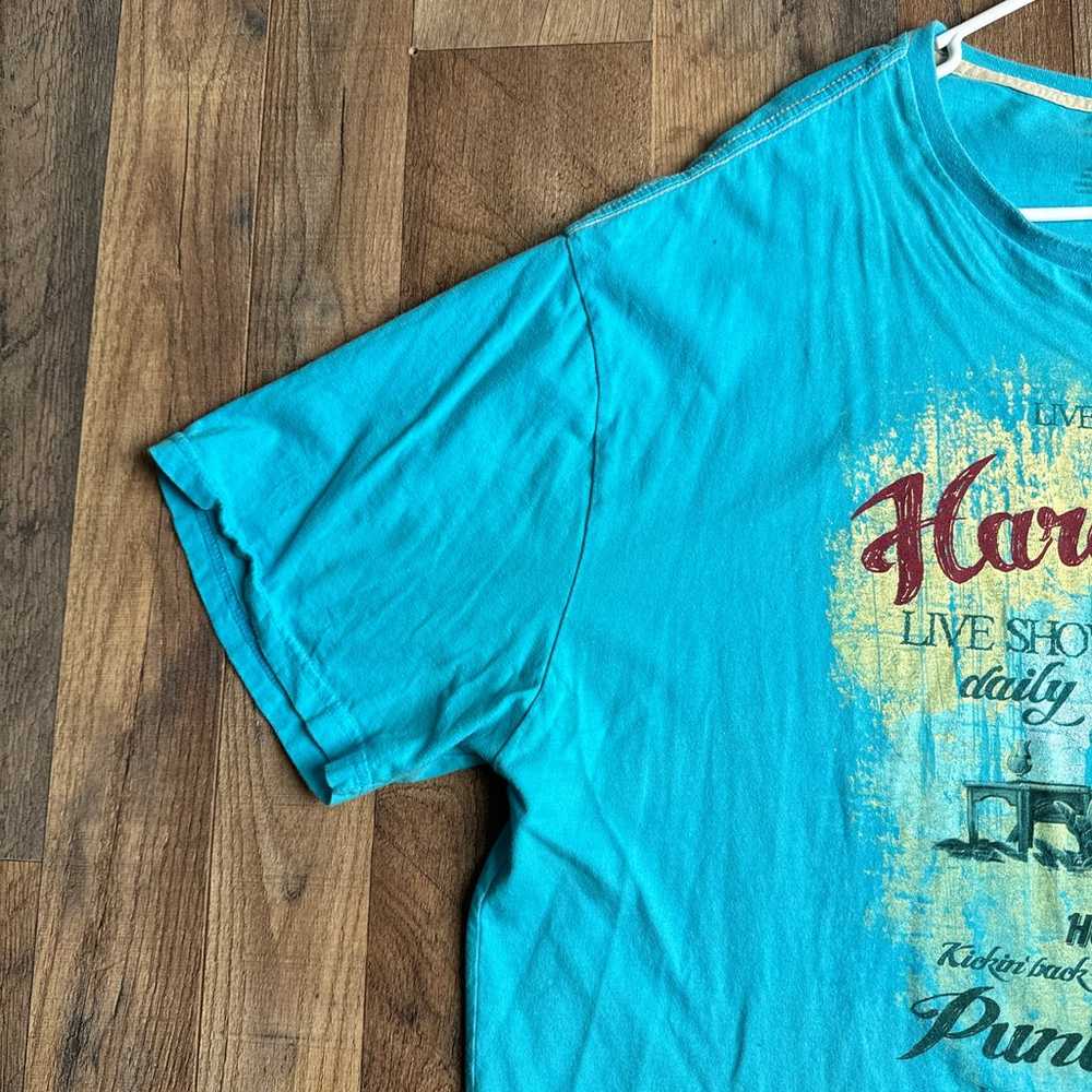 Hard Rock T-Shirt Men's 2XL Blue Rock Beach Punta… - image 10