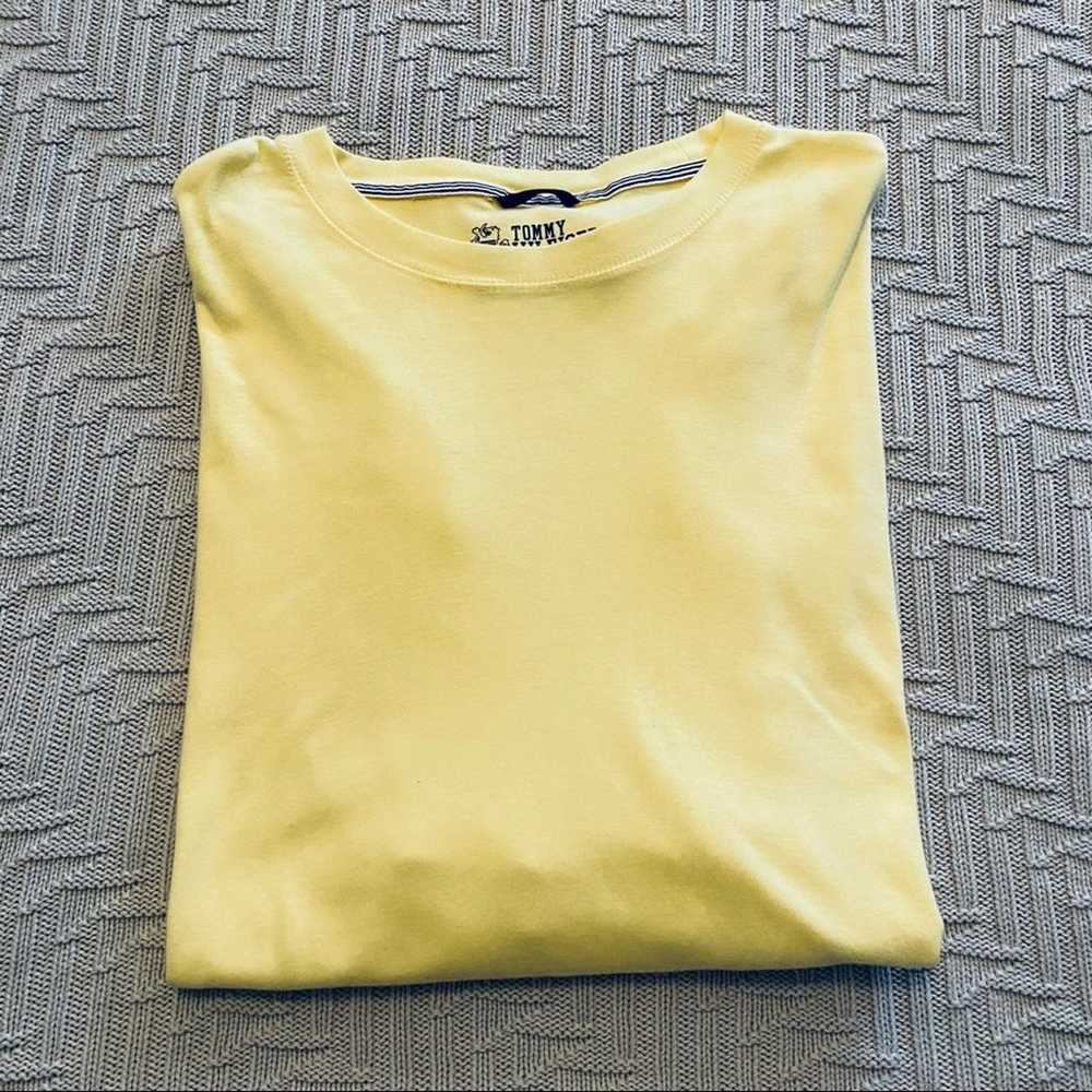 Tommy Hilfiger solid yellow tee - image 1