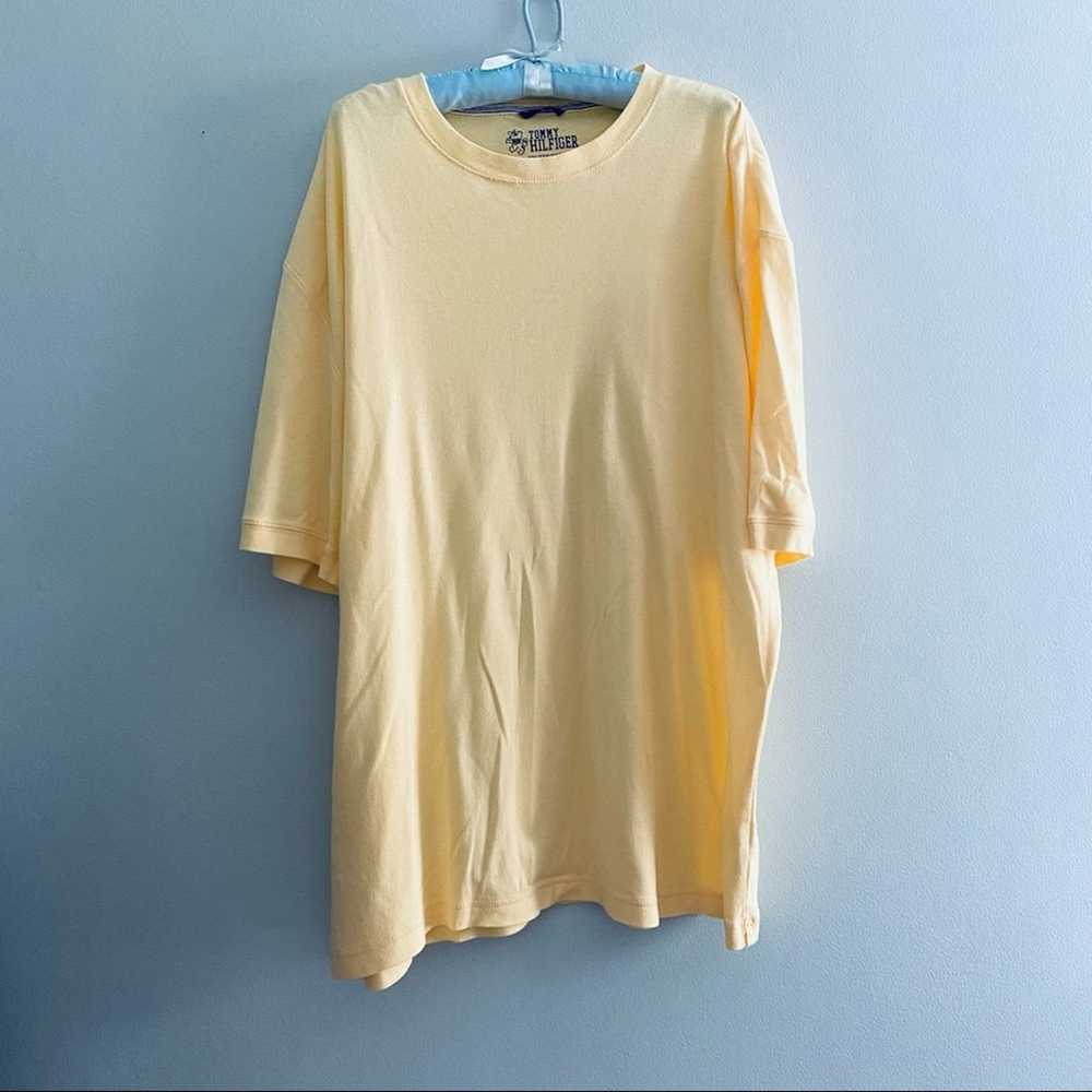 Tommy Hilfiger solid yellow tee - image 2