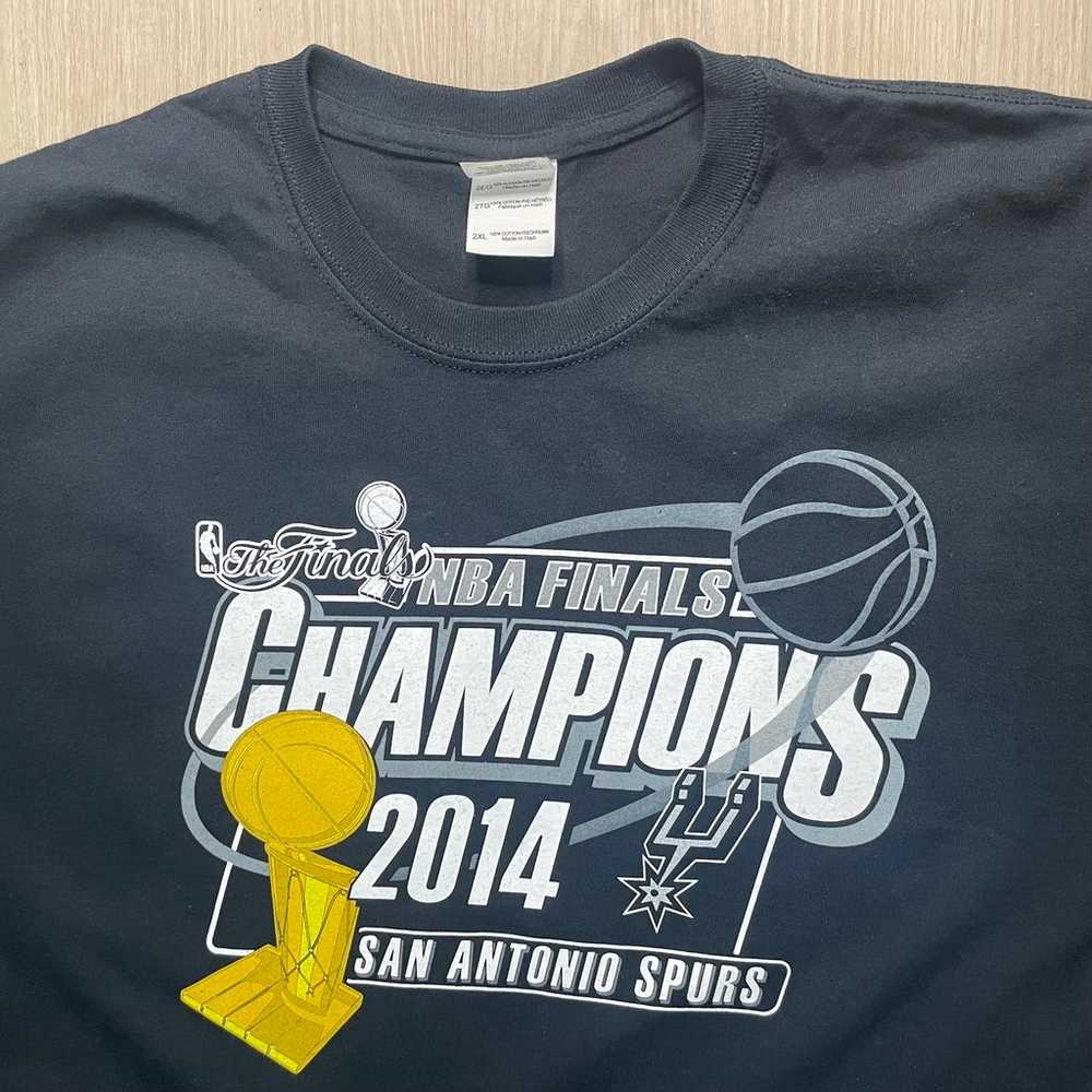WORN San Antonio Spurs 2014 NBA Finals Champions … - image 3