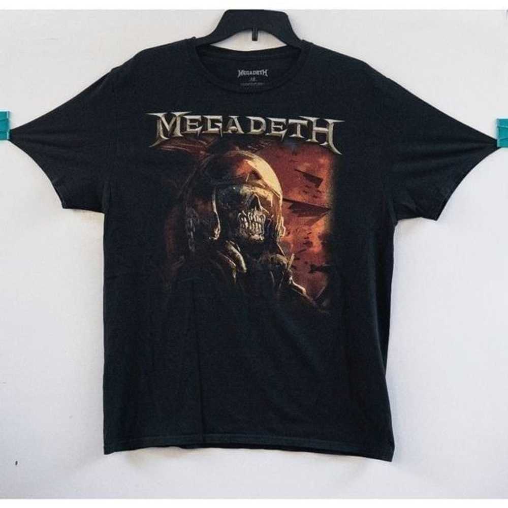 Megadeth Tour Men's Fighter Pilot Short Sleeve T-… - image 1