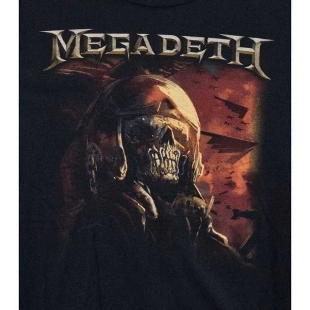 Megadeth Tour Men's Fighter Pilot Short Sleeve T-… - image 3