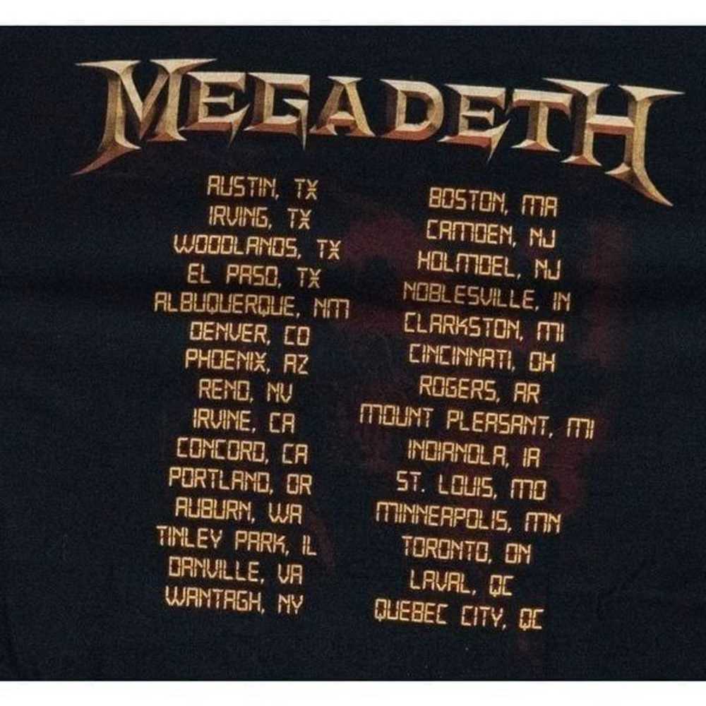 Megadeth Tour Men's Fighter Pilot Short Sleeve T-… - image 5