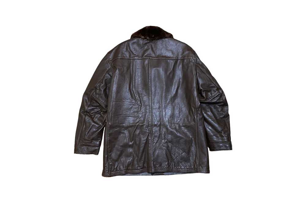 Military × Very Rare × Vintage Retro Horsehide 30… - image 7