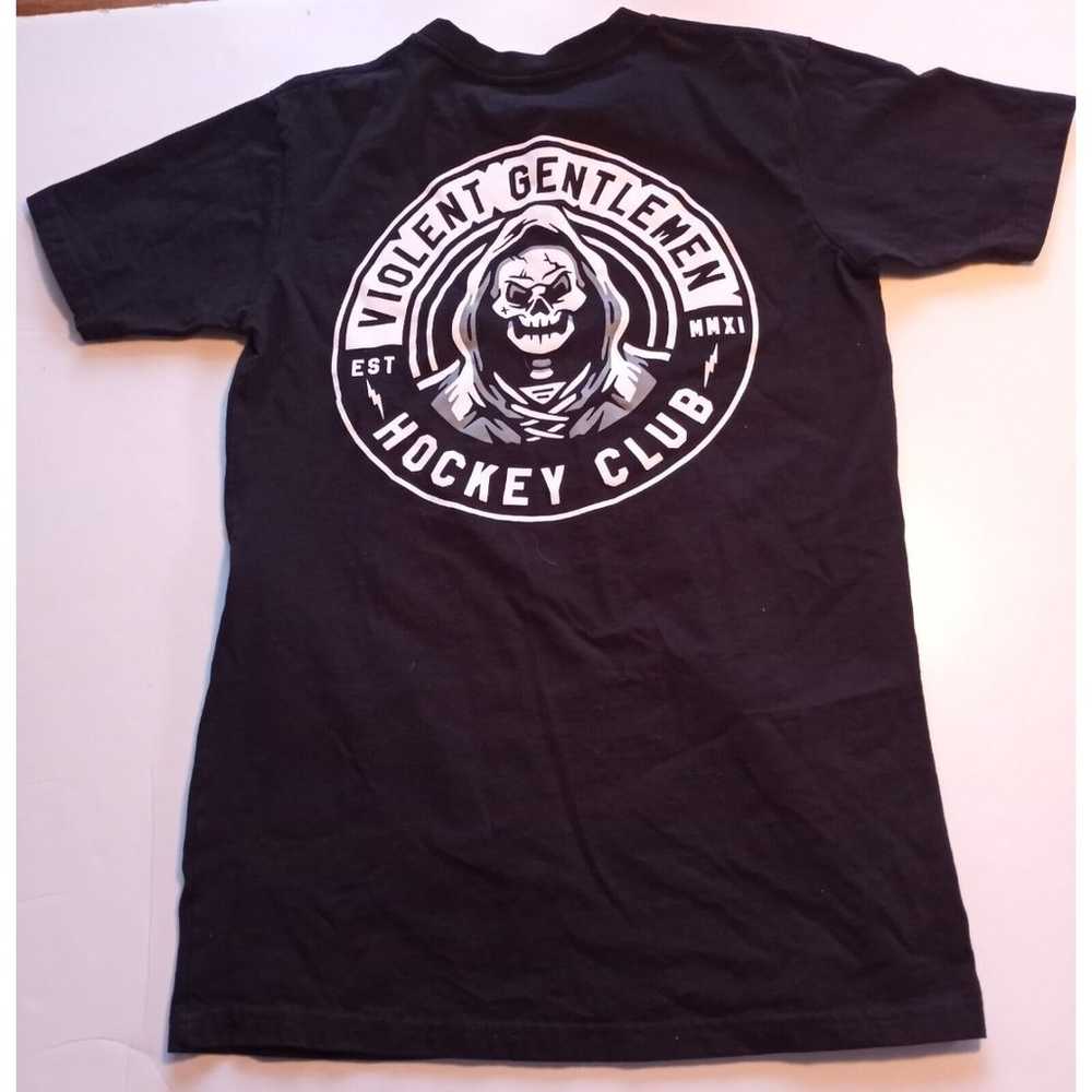 Violent Gentlemen Hockey Club T-Shirt, Black, Siz… - image 4