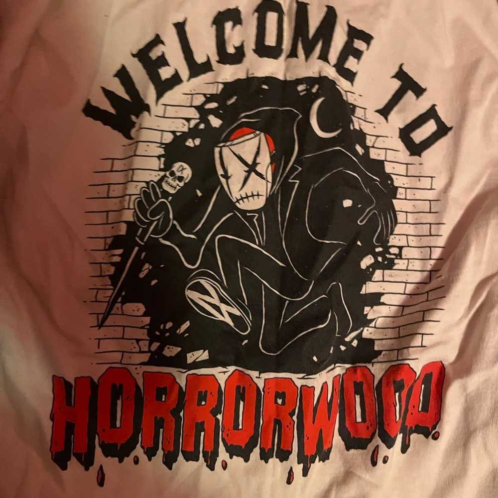 Welcome To Horrorwood Cartoon Silence Shirt Ice N… - image 2