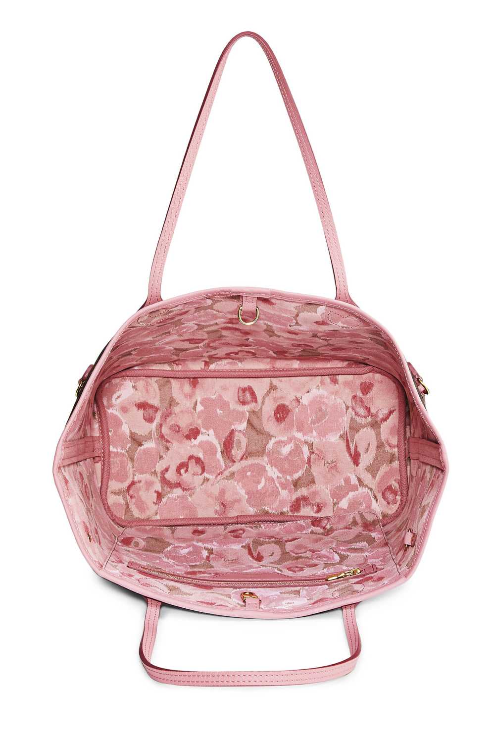 Pink Monogram Canvas Ikat Flower Neverfull MM - image 6