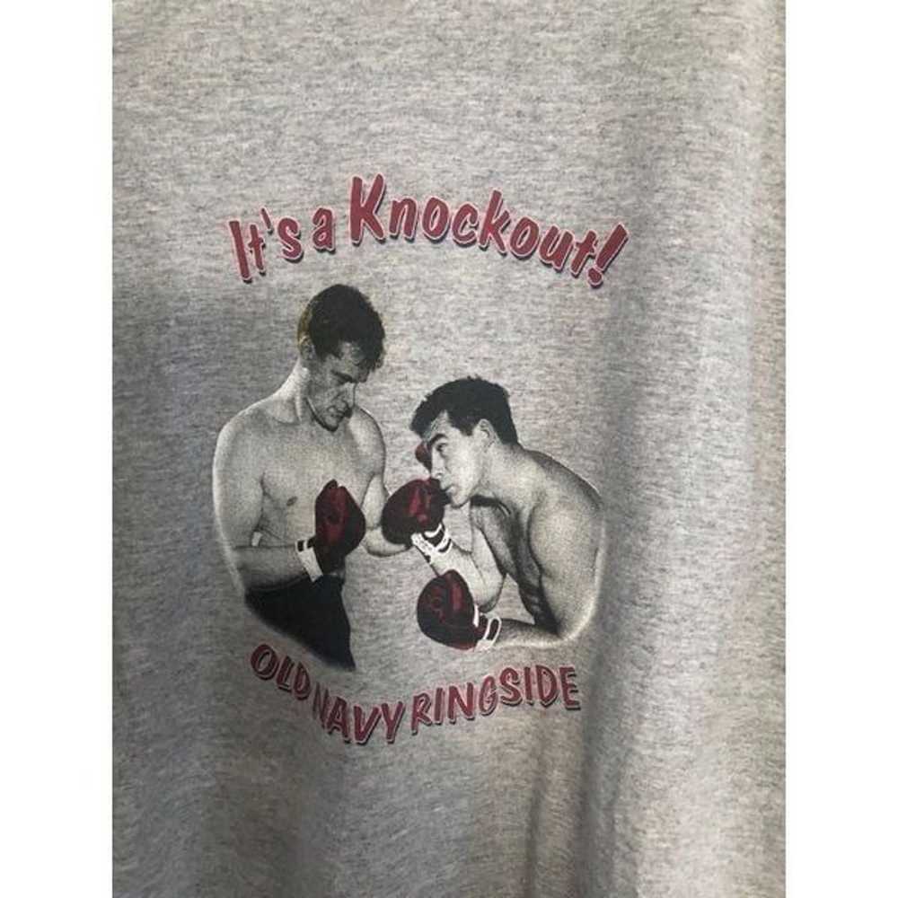 Vintage Boxing Tshirt Mens Large Old Navy - image 2