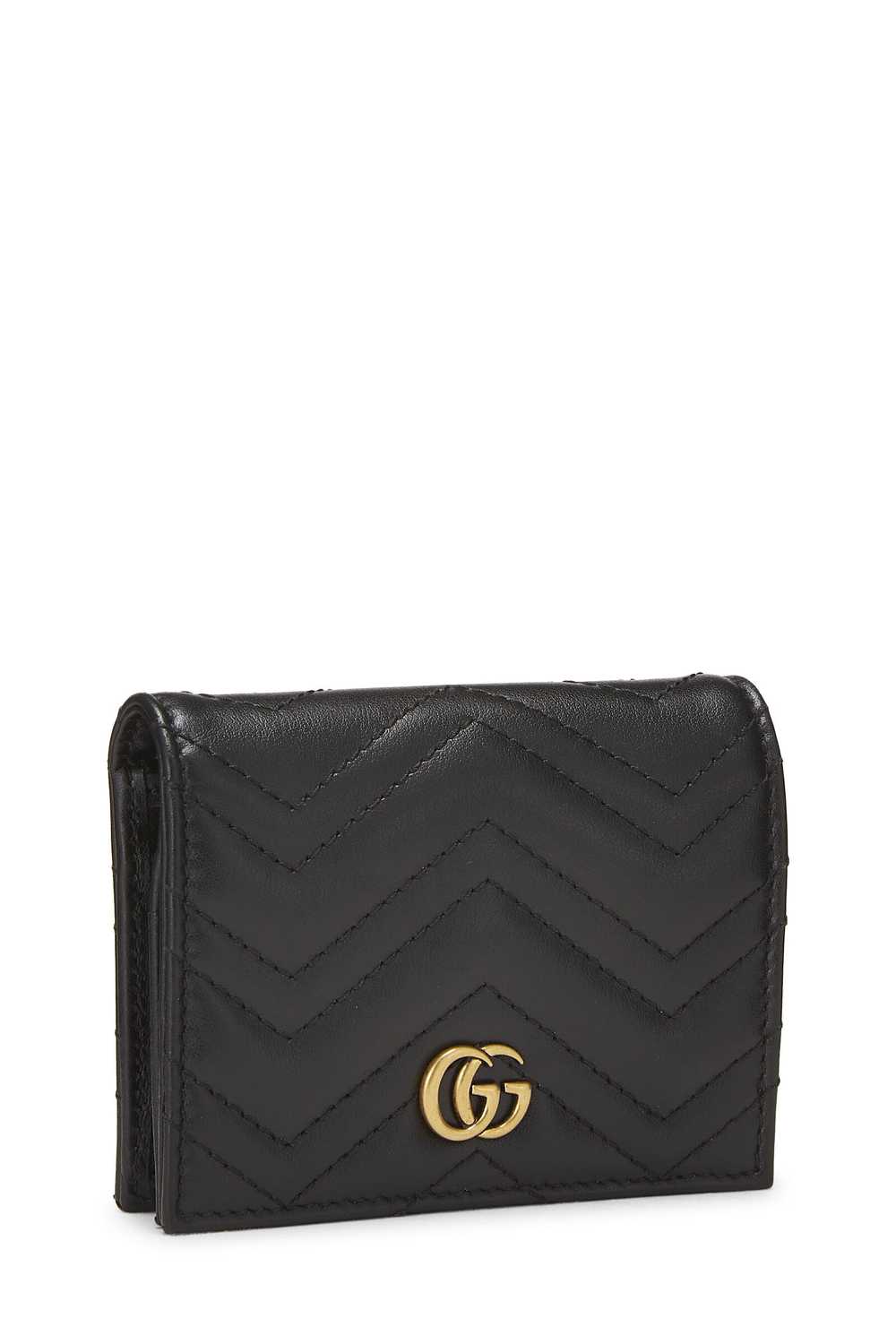 Black Leather Marmont Card Case - image 2