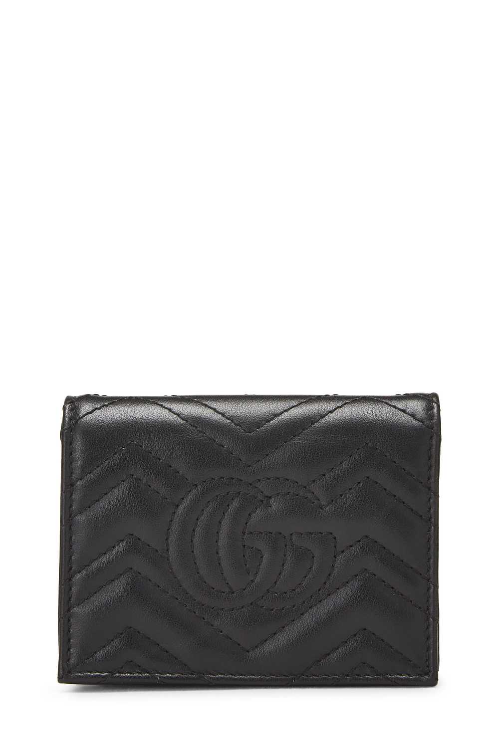 Black Leather Marmont Card Case - image 3