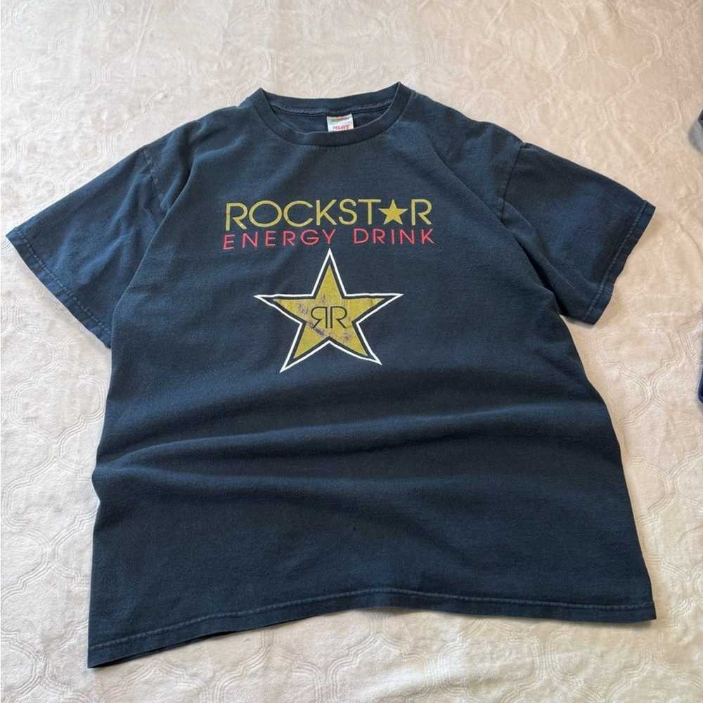 Vintage y2k grunge rockstar shirt size large - image 2