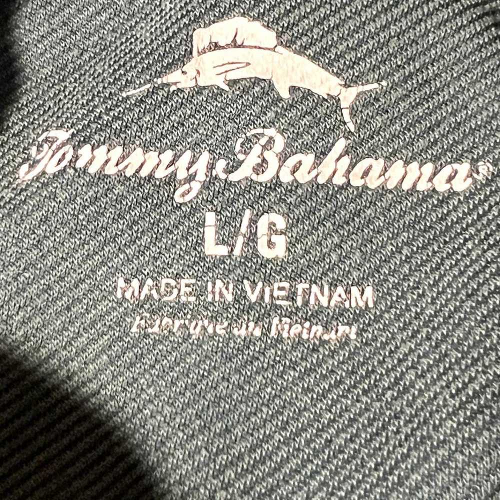 Tommy Bahama Men's Size L Tencel Blend Half-Zip L… - image 4