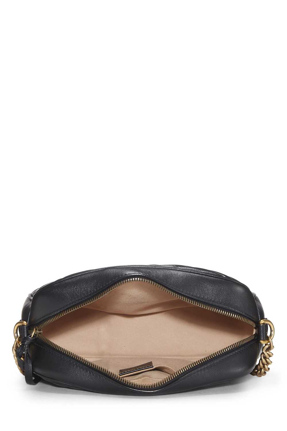 Black Leather GG Marmont Crossbody Small - image 6