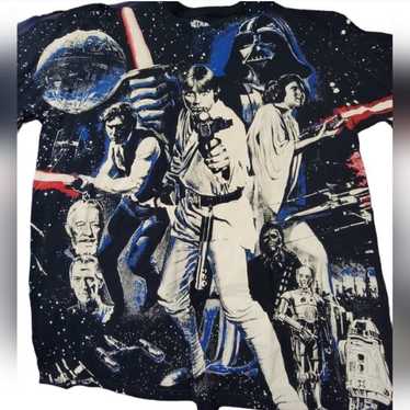 LUCASFILMS Star Wars Men's Glow in the Dark Shirt… - image 1
