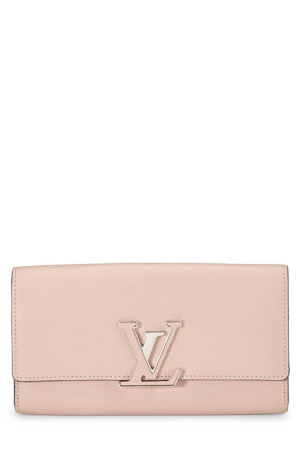 Pink Taurillon Leather Capucines Wallet - image 1