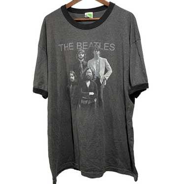 Men’s Vintage Grey Beatles T-Shirt Size 2XL - image 1