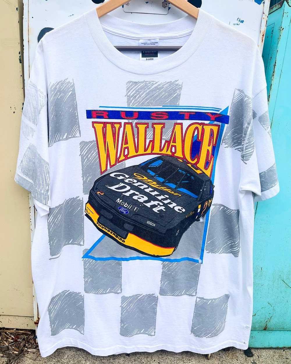 Vintage 90’s Vintage Rusty Wallace All-Over-Print… - image 2