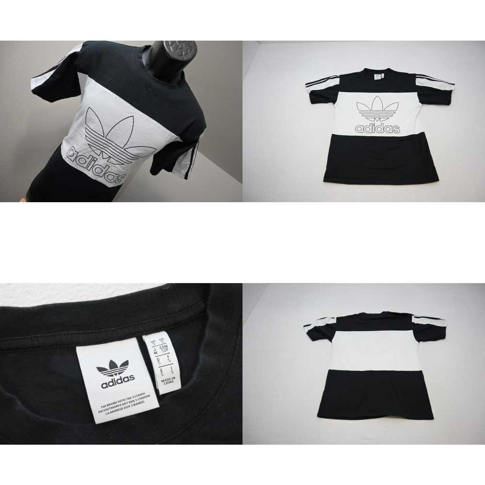Adidas Adidas Tee Shirt Black Vintage Style Cotto… - image 4