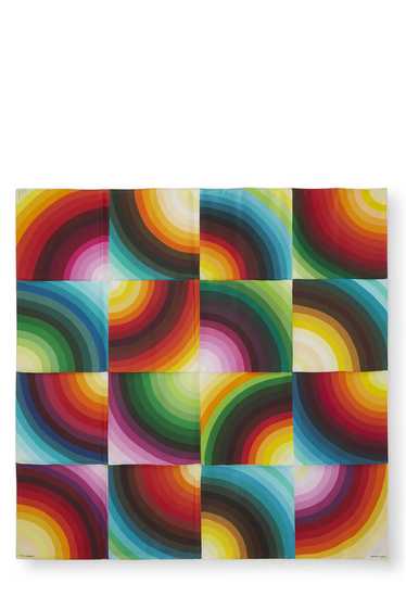 Multicolor 'Marcelina' Silk Scarf 90