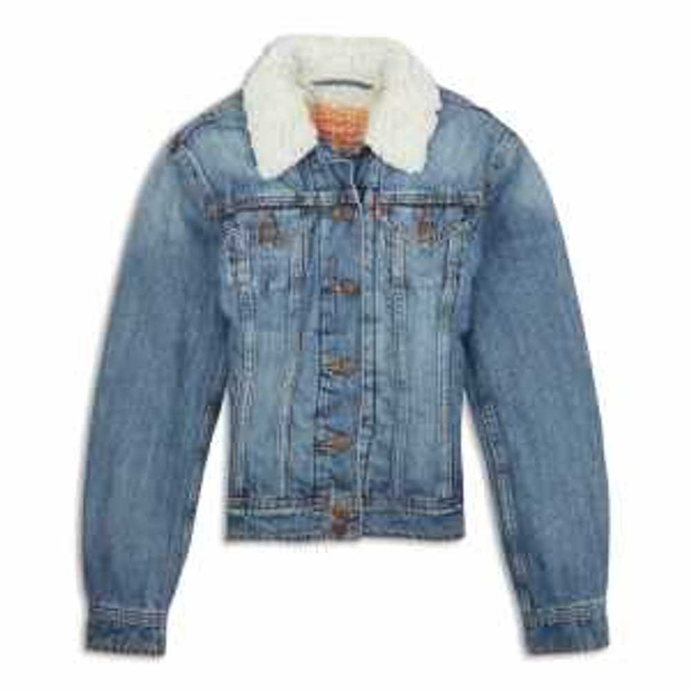 Levi's DENIM SHERPA JACKET - Light/Pastel Blu - image 1