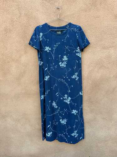 Blue Positive Attitude Summer Dress - size 6 - image 1