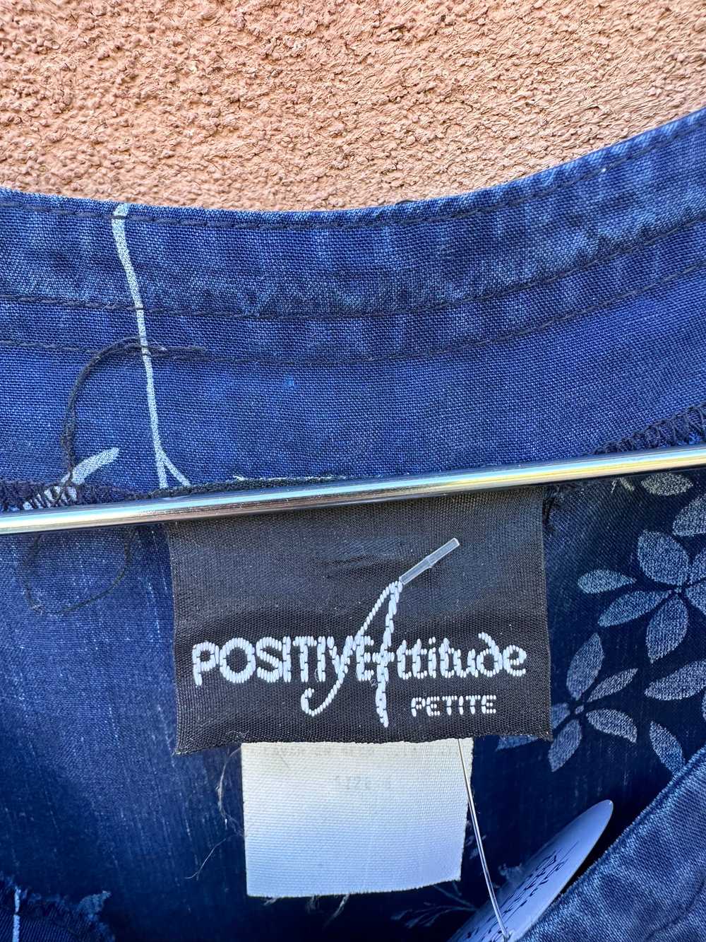 Blue Positive Attitude Summer Dress - size 6 - image 4
