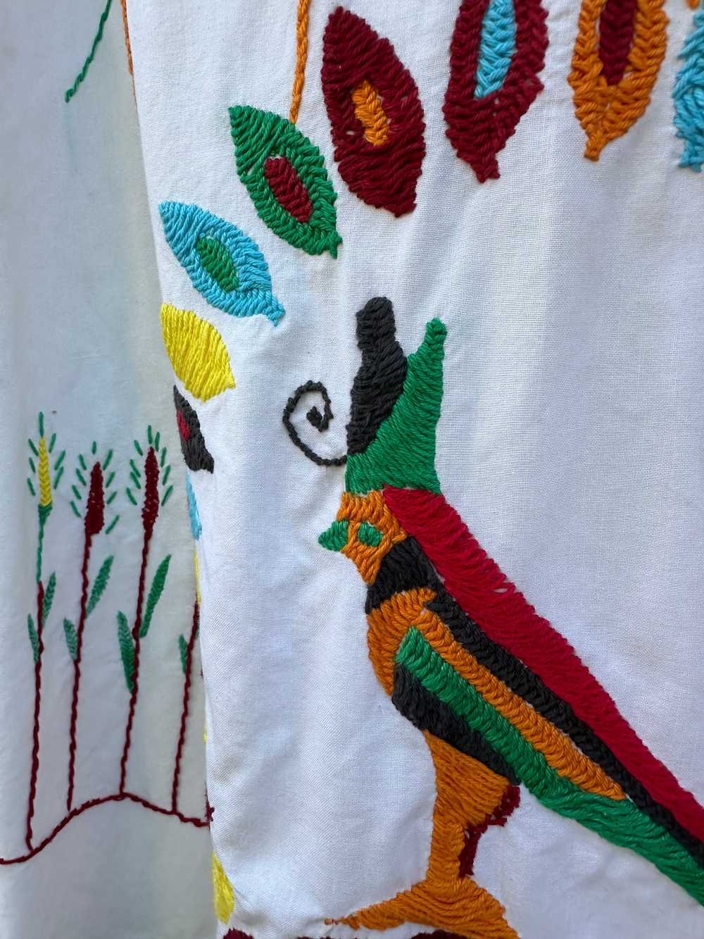 Long Embroidered Cotton Dress - image 2