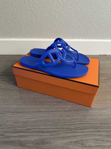 Hermes Hermes Open Toe Sandals Blue