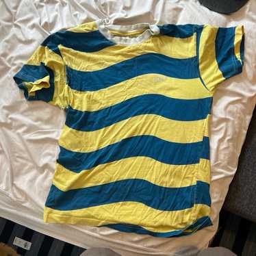 Golf Wang blue and yellow striped shirt - image 1